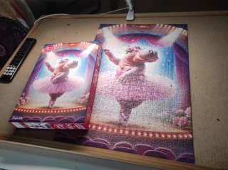 Puzzle 500 piezas Hippo Bailarina