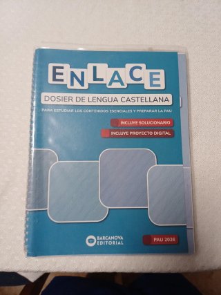 Enlace. Dosier de Lengua castellana. Bachillera...
