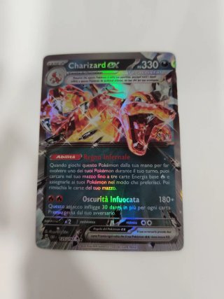 Carta Pokémon Charizard EX Teracristal 125/197