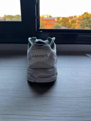 Zapatillas deportivas Lacoste blancas y verdes