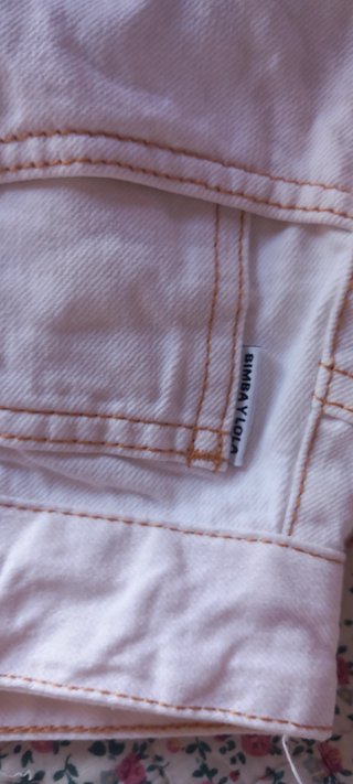 Pantalón vaquero blanco