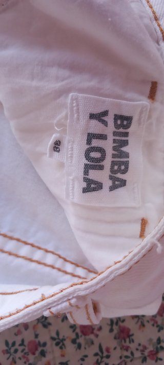 Pantalón vaquero blanco