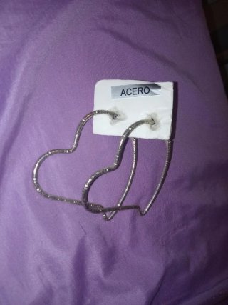 Argollas Corazón Plata