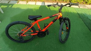Bicicleta Infantil B'TWIN Rockrider Roja