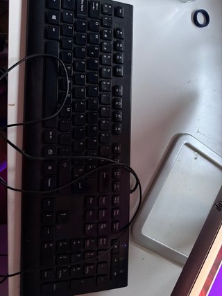 Pantalla HP con teclado