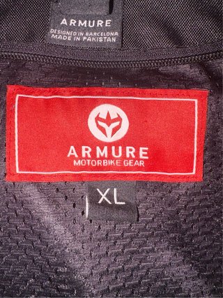 Chaqueta de piel para moto Armure