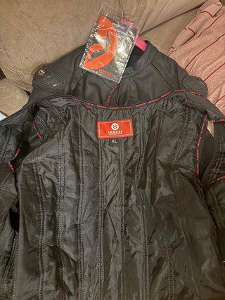 Chaqueta de piel para moto Armure