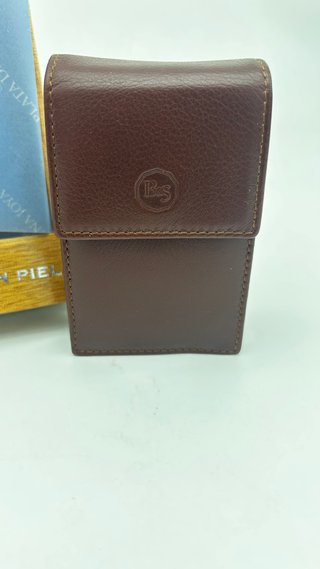 Pitillera Piel Basic & System Marrón