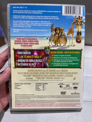 DVD Madagascar (Español)Nueva