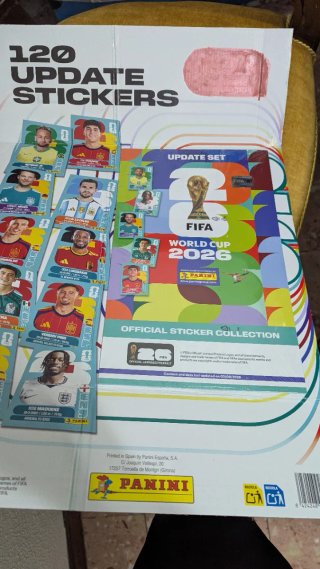 Panini World Cup 2026 Update Set