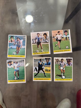Lote cromos Liga Este 81-82