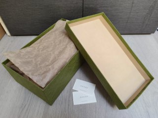 Scatola Gucci verde uomo