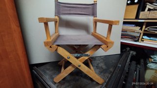 Silla Director Madera y Loneta Plegable