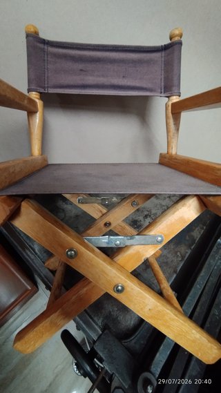 Silla Director Madera y Loneta Plegable