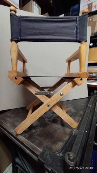 Silla Director Madera y Loneta Plegable