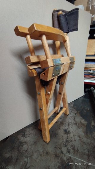 Silla Director Madera y Loneta Plegable
