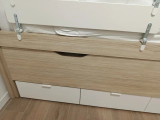Barrera de Cuna Blanca Ikea nueva