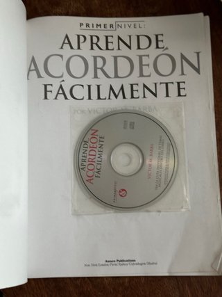 Libro Aprende Acordeón Fácilmente + CD