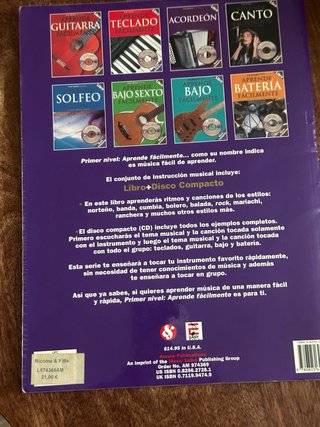 Libro Aprende Acordeón Fácilmente + CD