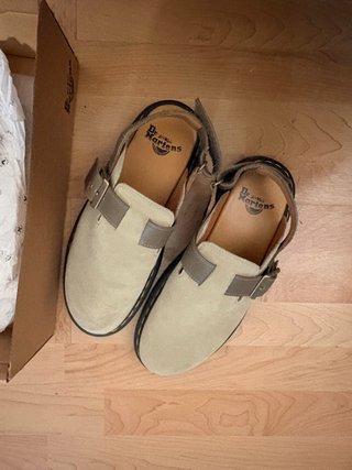 Zoccoli Dr. Martens Beige/Grigio Taglia 41