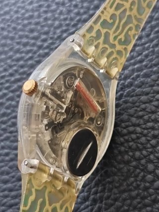 Swatch GK152 Spades Oro Verde Donna