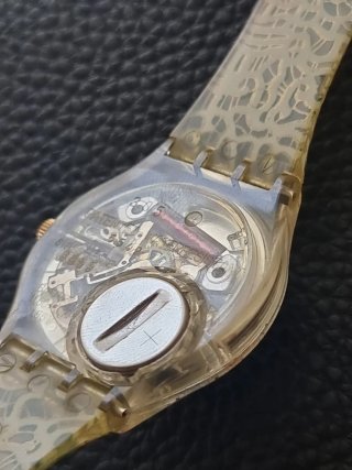 Swatch GK152 Spades Oro Verde Donna