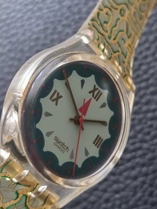 Swatch GK152 Spades Oro Verde Donna