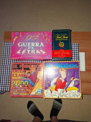 LOTE 4 juegos de mesa CLÁSICOS