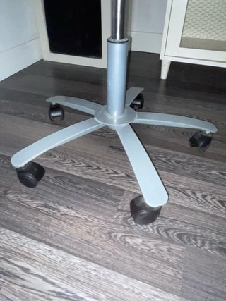 Silla Oficina Giratoria Madera y Metal
