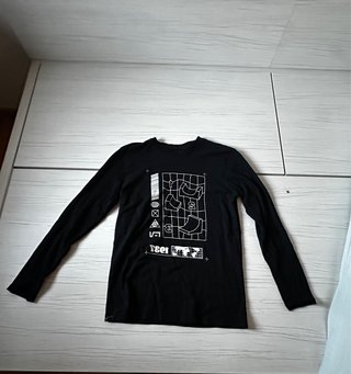 Camiseta manga larga con estampado gráfico