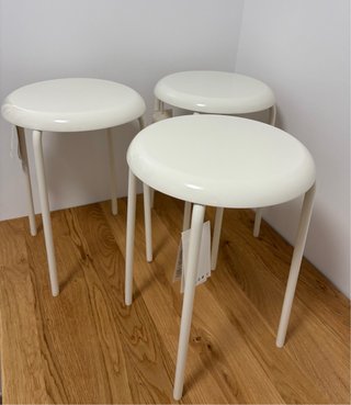 3 Taburetes metal lacado Zara Home