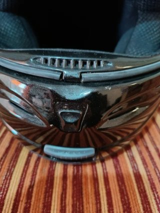 Casco Abatible Casberg Scooter Negro