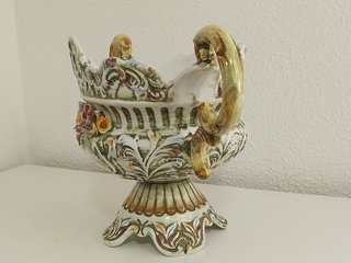 Centro de Mesa, Jardinera de Colección Capodimonti