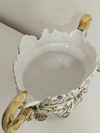 Centro de Mesa, Jardinera de Colección Capodimonti