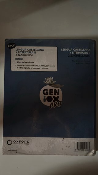 Lengua castellana y literatura II. Libro del es...