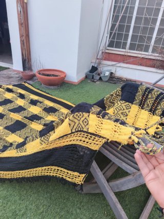 Hamaca artesanal original brasileña con ganchos