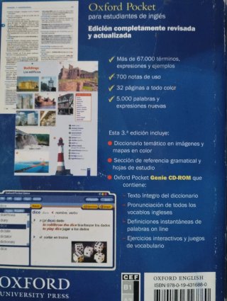 Oxford Pocket Dictionary For Spanish Students o...