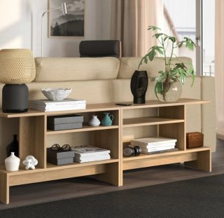 Mesa auxiliar madera Ikea