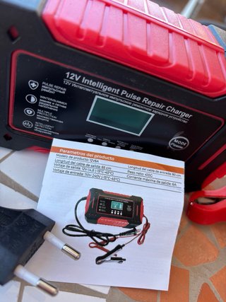 Cargador Baterías Coche 12V Inteligente