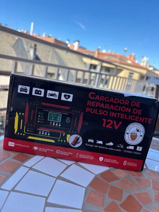 Cargador Baterías Coche 12V Inteligente