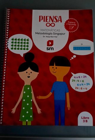 Matemáticas Libro 3B metodología Singapur