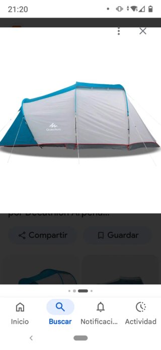 Tienda de campaña Quechua