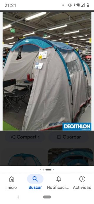Tienda de campaña Quechua