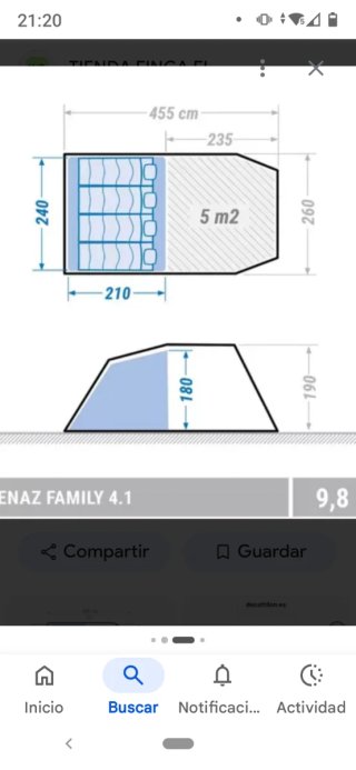 Tienda de campaña Quechua