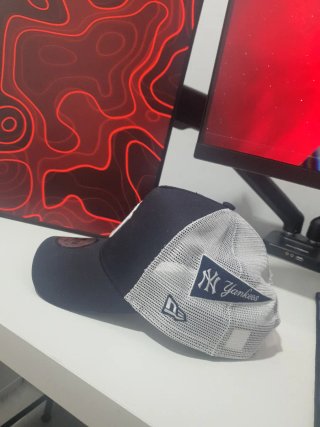 Gorra New Era Yankees Negra y Blanca Original