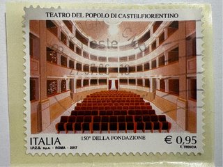 Francobollo Teatro di Castelfiorentino