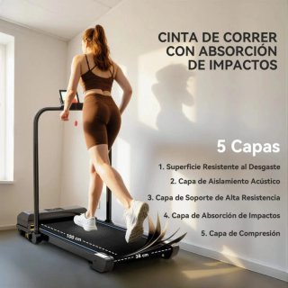 Cinta de correr plegable