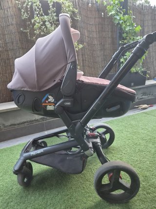 Carrito de bebé Rider con capazo