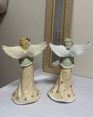 2 Ángeles Russ Berrie “Angels Watching Over You”