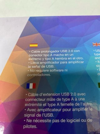 : Cable Alargador USB 2.0 Nanocable con Amp.